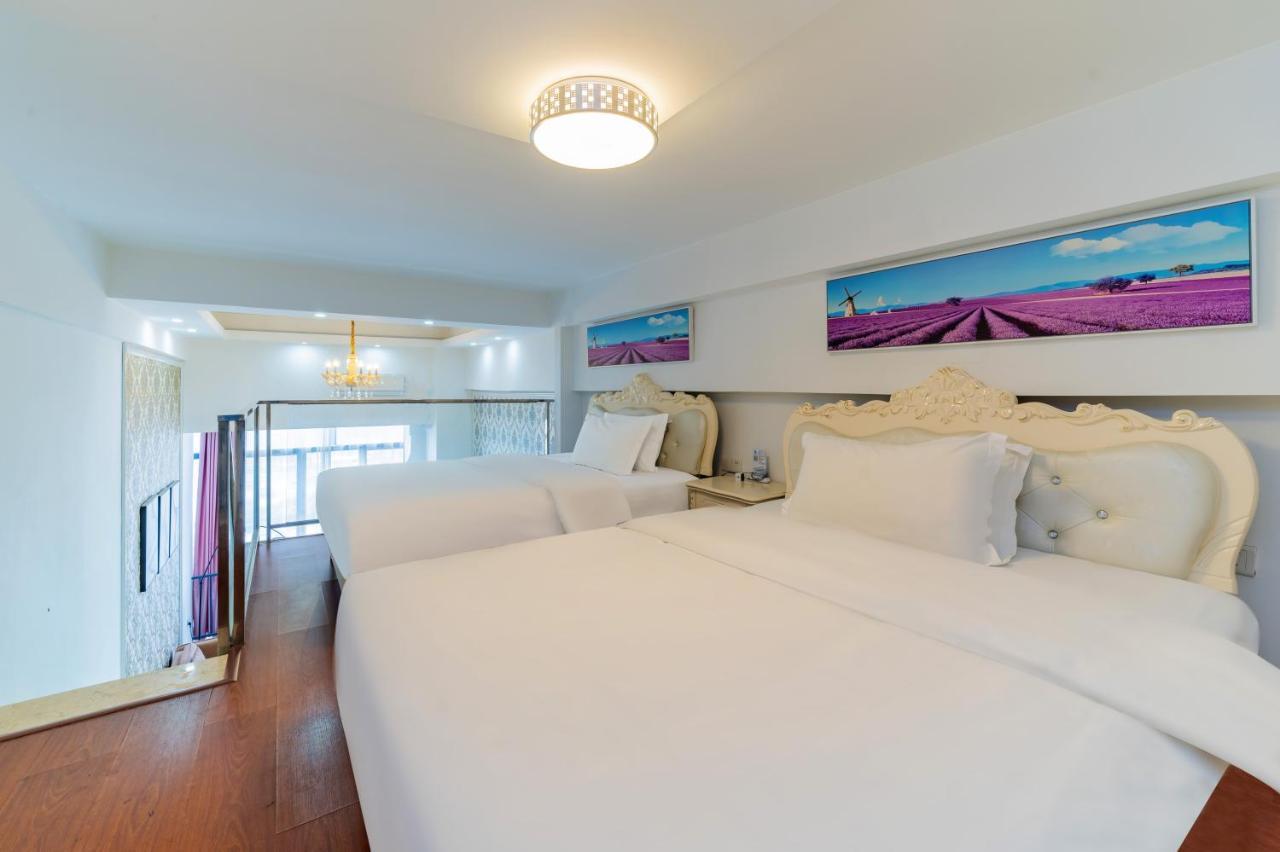April Fair Duplex Apartment Guangzhou South Railway Station Ao Yuan Yue Shi Dai Branch Bagian luar foto