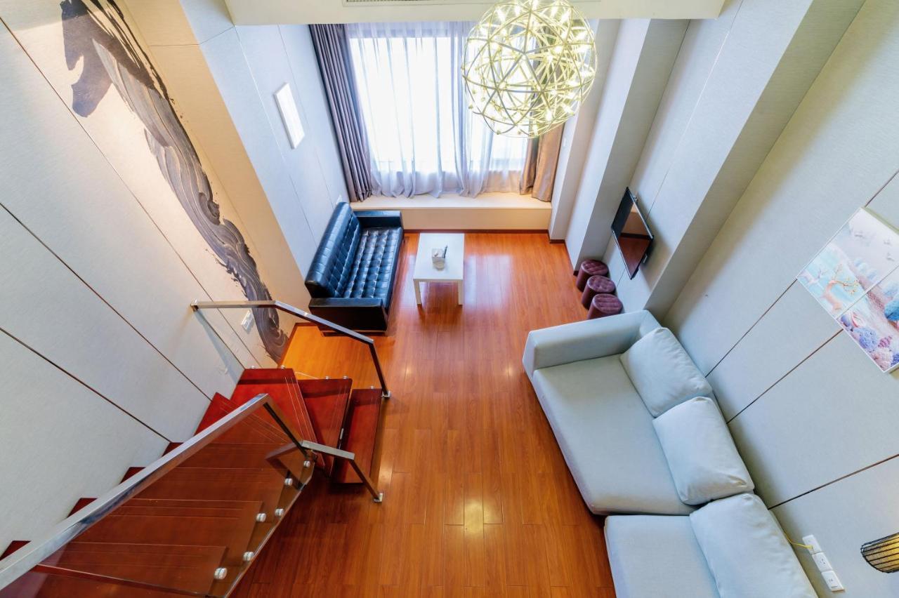 April Fair Duplex Apartment Guangzhou South Railway Station Ao Yuan Yue Shi Dai Branch Bagian luar foto