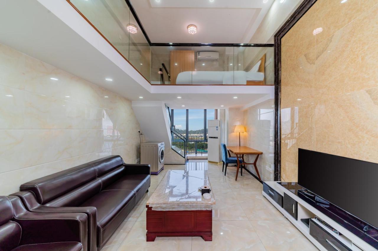 April Fair Duplex Apartment Guangzhou South Railway Station Ao Yuan Yue Shi Dai Branch Bagian luar foto