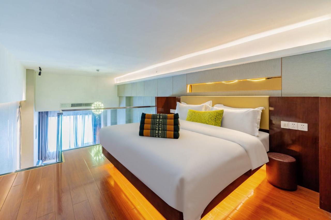 April Fair Duplex Apartment Guangzhou South Railway Station Ao Yuan Yue Shi Dai Branch Bagian luar foto
